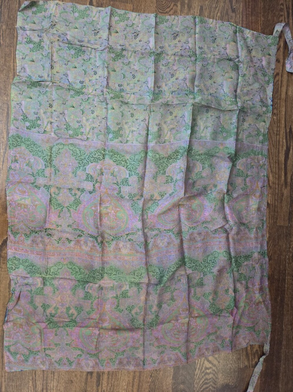 Aritsan Hand Sewn Reversible Silk True Wrap Skirt Boho Midi India - Picture 3 of 10